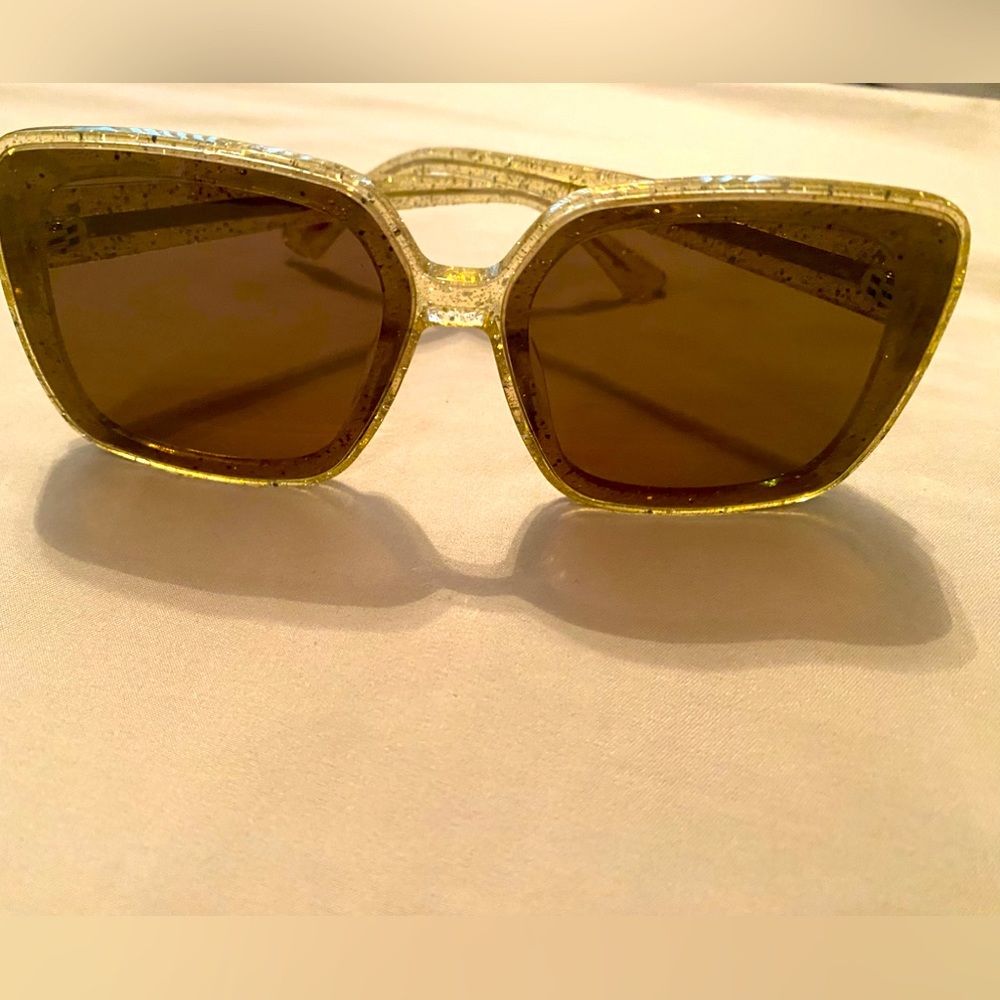 I-Sea Stella Gold glitter sunglasses